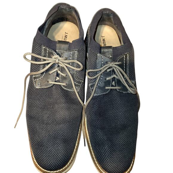 J Murphy 11 M Gray Tie Loafers Men's Tennis Shoe Athletic Sneaker Medium Width - Picture 2 of 8